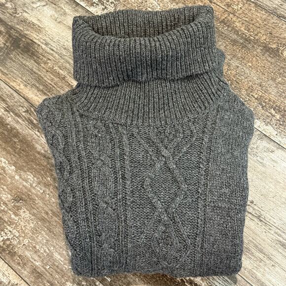 Yohji Yamamoto Dress Womens Size 2 Charcoal Wool Japan Designer Midi Length NWT - Picture 3 of 12